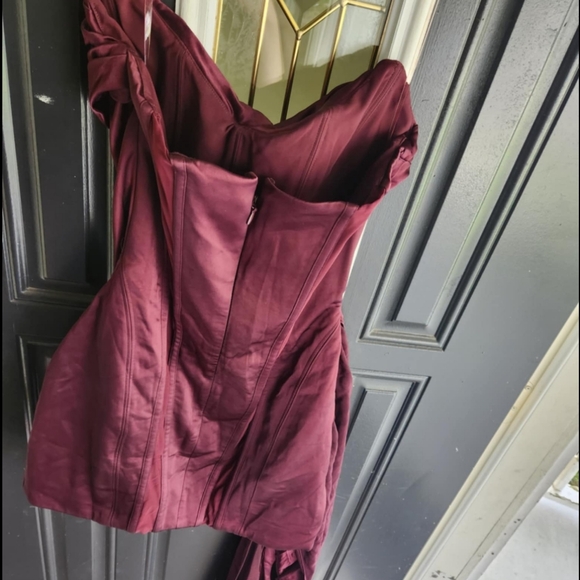 Loubella mulberry strapless corset dress - Picture 4 of 6